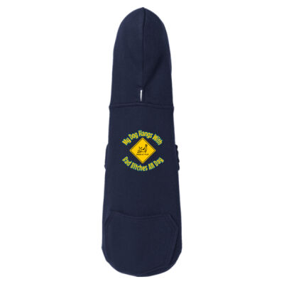 Dogs At Play - Doggie Fleece Hoodie Thumbnail